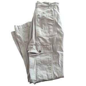 Madewell Gray 90s Straight Cargo Pants, Women, Size 27